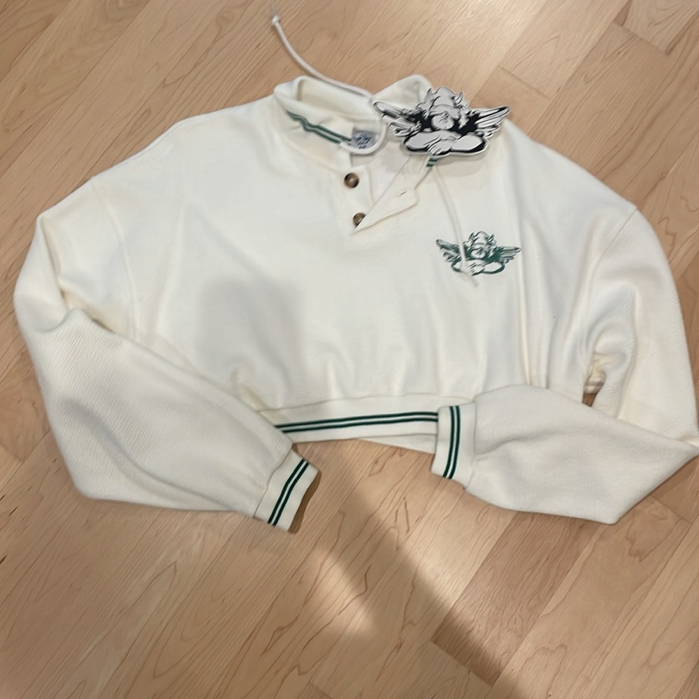 Boys Lie cropped Henley